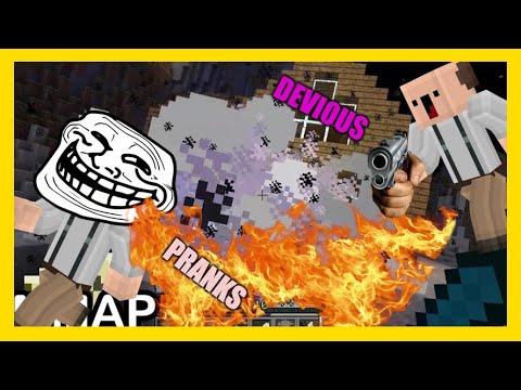 Top 10 BEST PRANKS to do on your friends in MINECRAFT - YouTube