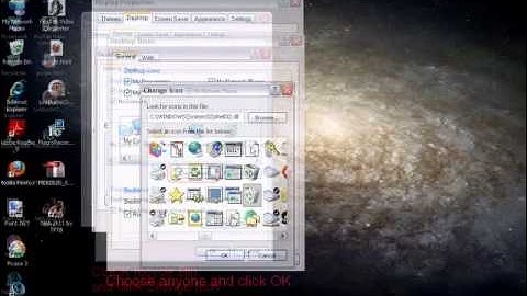 How to change the icon of Recycle Bin in windown XP.wmv