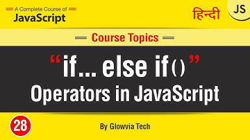 If... else if... Statement in JavaScript | if else if() statement | Tutorial in Hindi / Urdu