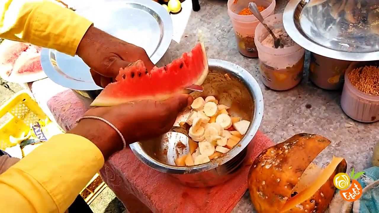 Masala Fruit Chaat (फ्रूट सलाद) | Popular Indian Street Food | Tangy Snack Of India | Food Fatafat