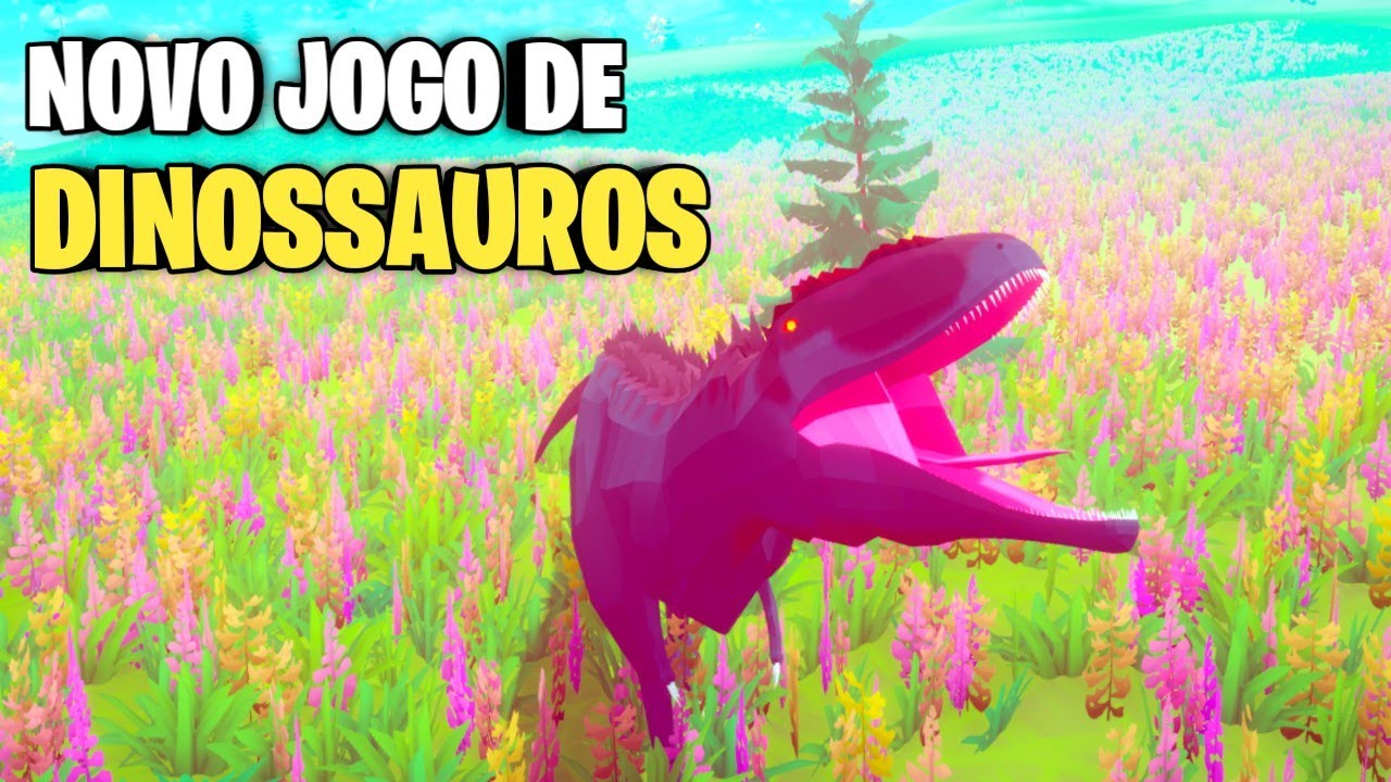 NOVO JOGO DE DINOSSAUROS PRA ANDROID EM DESENVOLVIMENTO - ILHA JURÁSSICA 