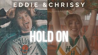 eddie and chrissy hold on stranger things season 4 edit