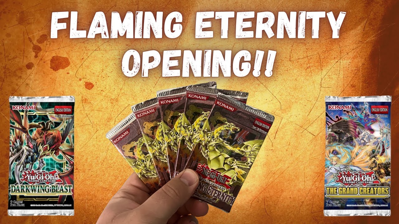 Yu-Gi-Oh!! Opening Flaming Eternity Hobby packs!!! - YouTube