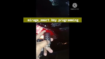 Mitsubishi mirage smart key programming