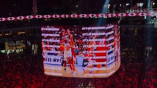 Team hype videos, starting lineups and coaches introductions | South Carolina vs UConn Final Four