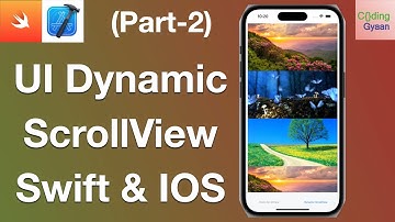 Dynamic ScrollView in IOS( Xcode14+Swift5) ?