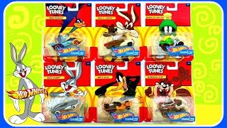 HOT WHEELS Looney Tunes Cars!  Looney Tunes Cartoon Network Character Cars!  Hot Wheels Speed Race!