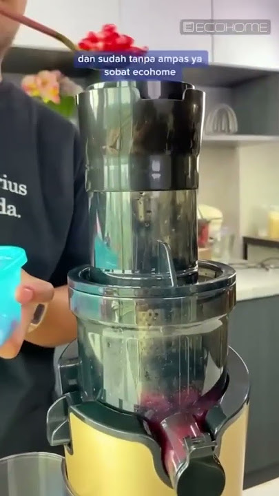 Jus delima pake slow juicer ecohome