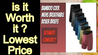 REVIEW BAMBOO COOL Mens Breathable Boxer Briefs Features - Important Information