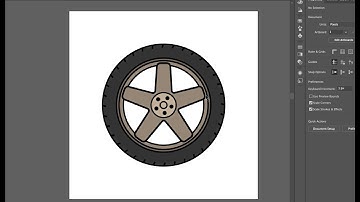 How to Create a Car Wheel using Adobe Illustrator CC
