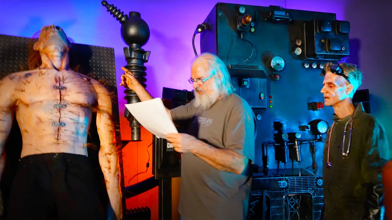 Behind the Scenes of Monster Rock Frankenstein Assault Video | Makeup Application & Interview