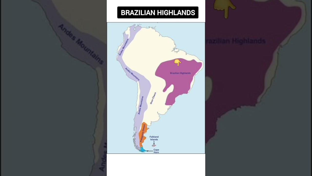 Brazilian Highlands In Map Of South America YouTube Maxres2