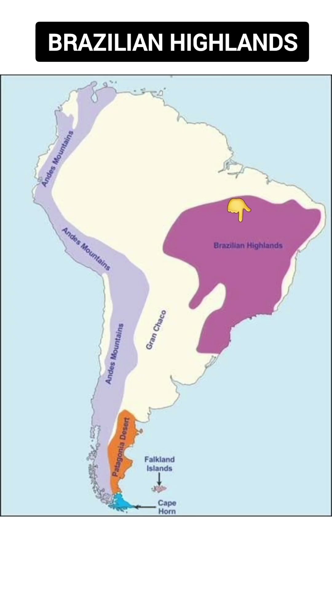 Brazilian Highlands In Map Of South America YouTube Oar2