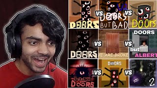 [Roblox] DOORS vs DOORS BUT BAD,V2,V3,FUNNY,BUDGET vs ENDLESS DOORS vs BUT ITS ALBERT vs ENTRANCES