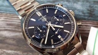 Tag Heuer Carrera Chronograph / Calibre Heuer 02 Blue Dial