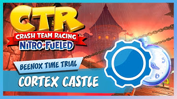 Cortex Castle - Developer Time Trial  (1:56:71 vs 1:57:44) | Crash Team Racing Nitro-Fueled
