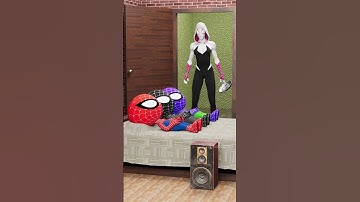 Thumbnail of Spidey's vs Spider Gwen | The Spideys are partying at 3am | Marvel Animation