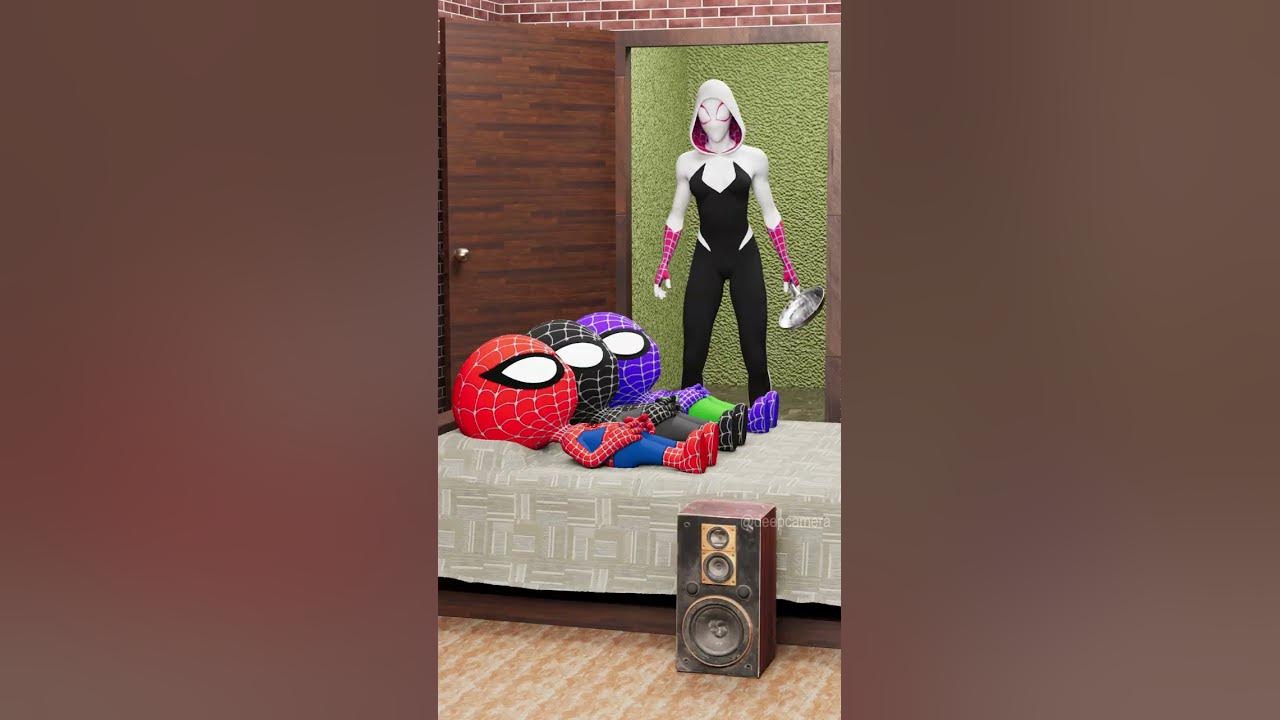 Spidey's vs Spider Gwen | The Spideys are partying at 3am | Marvel Animation