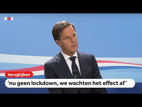LIVE: Premier Rutte staat pers te woord na de ministerraad