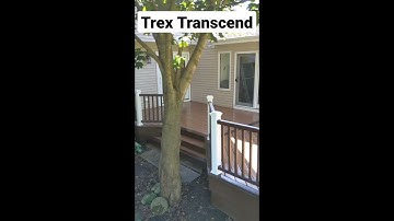 Trex Transcend tiki torch deck - Vintage lantern #shorts #trex #composite #deck
