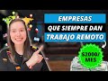 ✅Aquí hay vacantes de trabajo remoto para trabajar desde casa 