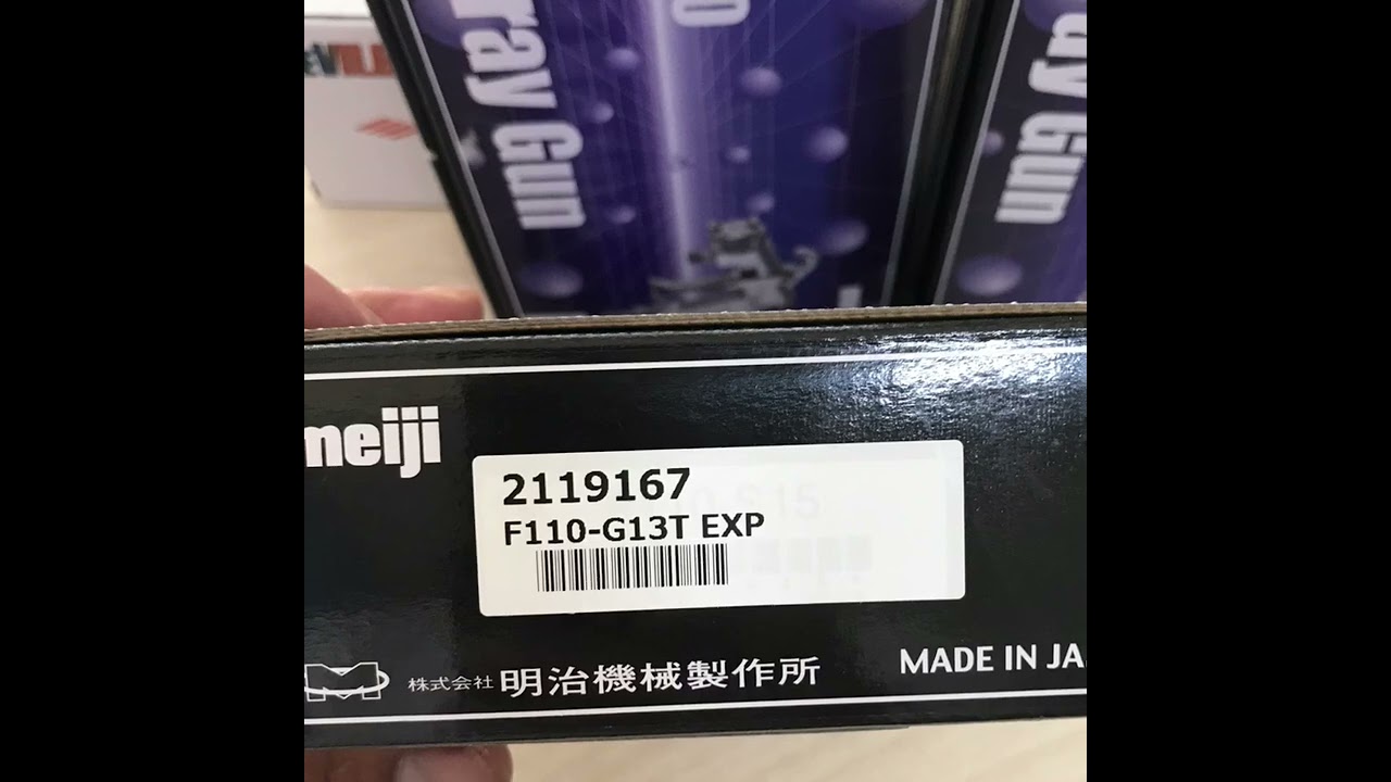 Súng phun Sơn F110 Meiji Nhật - youtube