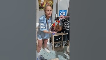 Closed transfer into bottles #homebrew #beer #beerbrewing