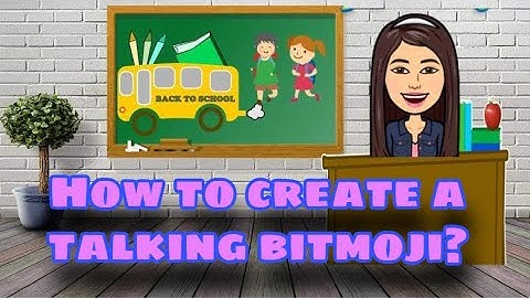 How to create a talking bitmoji?|Mrs. G TV