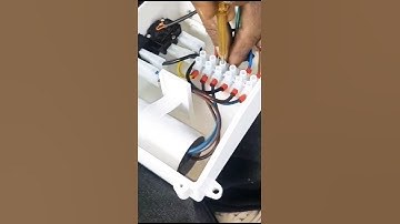 submersible pump control box connection #shorts #youtubeshorts #submersiblepump