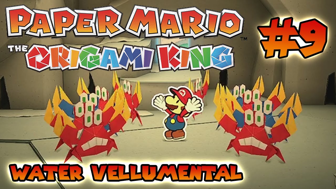 Water Vellumental Paper Mario The Origami King! Part 9 YouTube