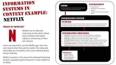 Information Systems in Context Example: Netflix