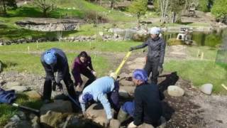 Tsukubai, Cowden Castle Japanese Garden Created With
