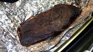 How to hang a brisket in the WSM