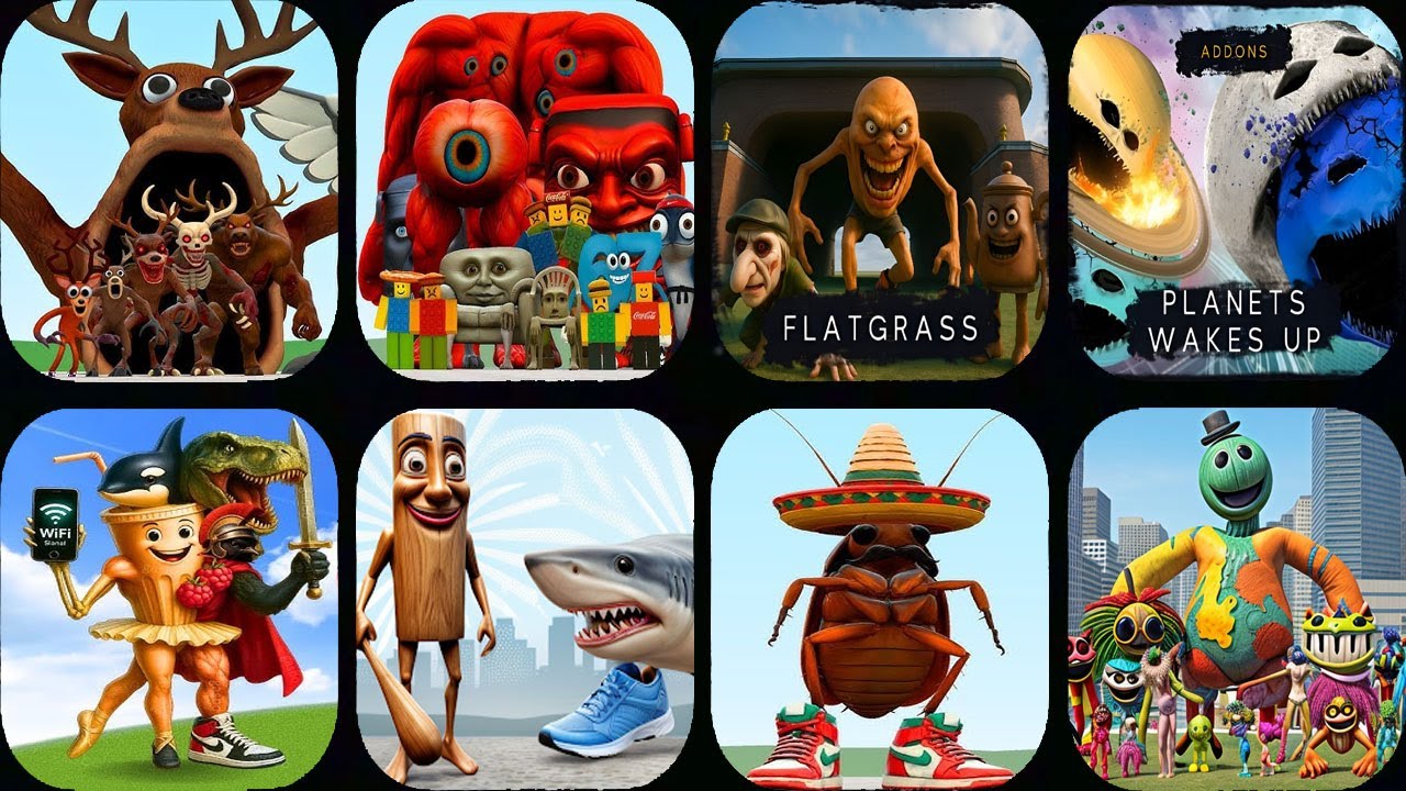 Nextbots In Playground Mod NEW TOK TOK MATAH PLANETS WAKE UP ALL ITALIAN BRAINROT Sandbox In Space