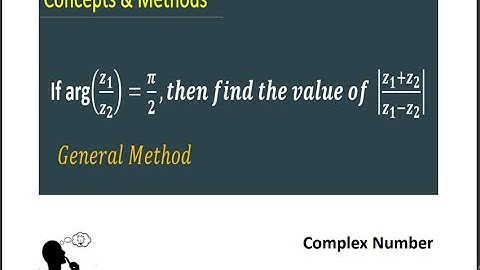 if arg (z1/z2)=π/2 then find the value of z1+z2/z1-z2 || if arg (z1/z2)=π/2