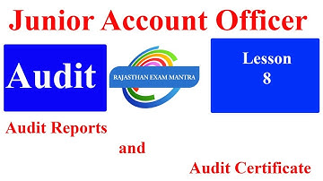 Audit//Audit Report and Audit Certificate