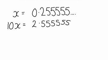 Recurring Decimals to Fractions Part 2