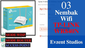 Tutorial cara nembak wifi menggunakan TPLink WR840N