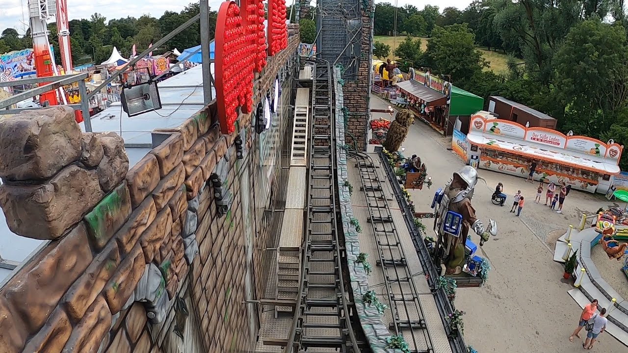 Spuk - Der Geistercoaster Sipkema Onride Ulmer Volksfest 2024 [FULL HD]