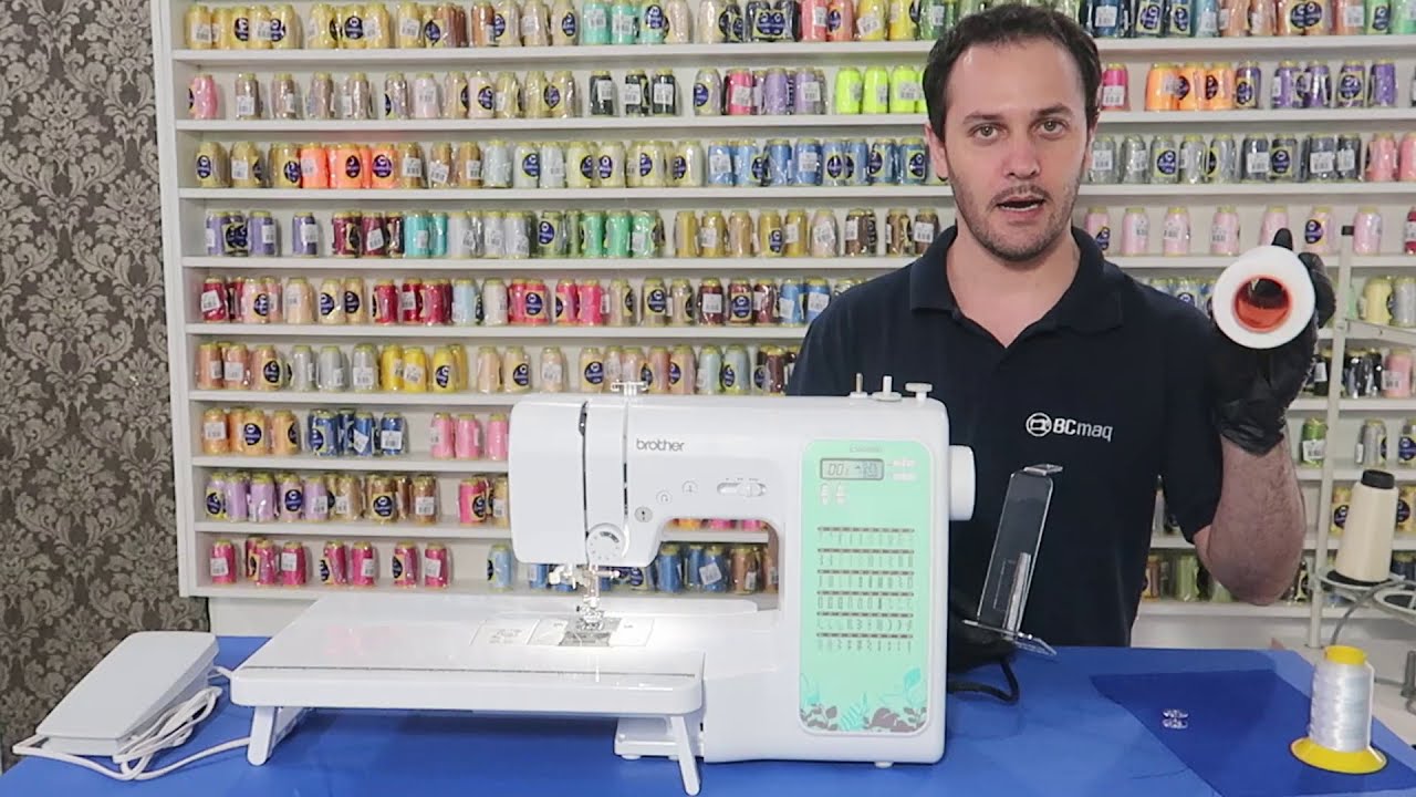 LANÇAMENTO BROTHER - PRINCIPAIS FUNÇÕES, PASSAGEM DE LINHA - MÁQUINA DE COSTURA CS6000XL