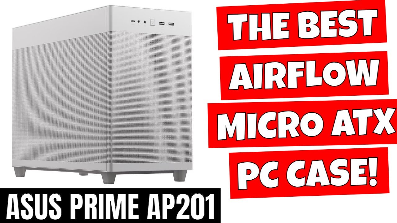 Minimalist Style ASUS AP201 Mesh MATX Mini PC Case