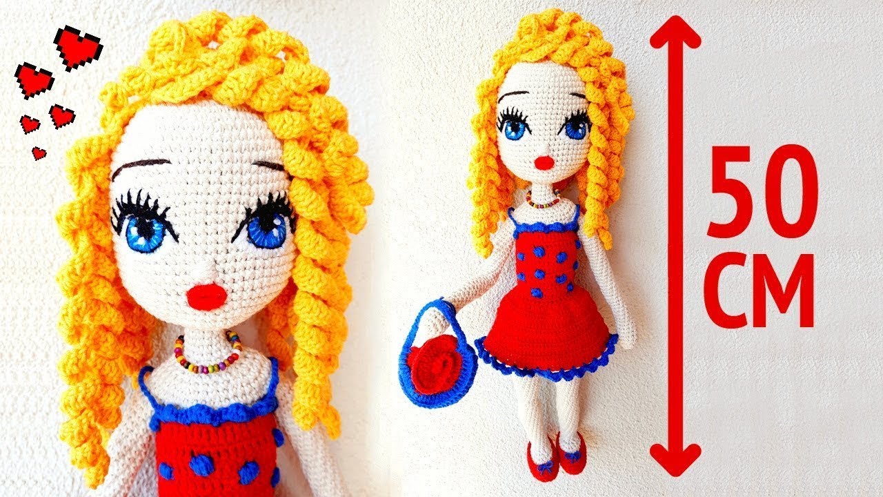 AMİGURUMİ ÖRGÜ BEBEK YAPIMI 7. BÖLÜM | TIĞ İŞİ | HOW TO KNIT AMIGURUMI BABY DOLL | HOW TO CROCHET 7