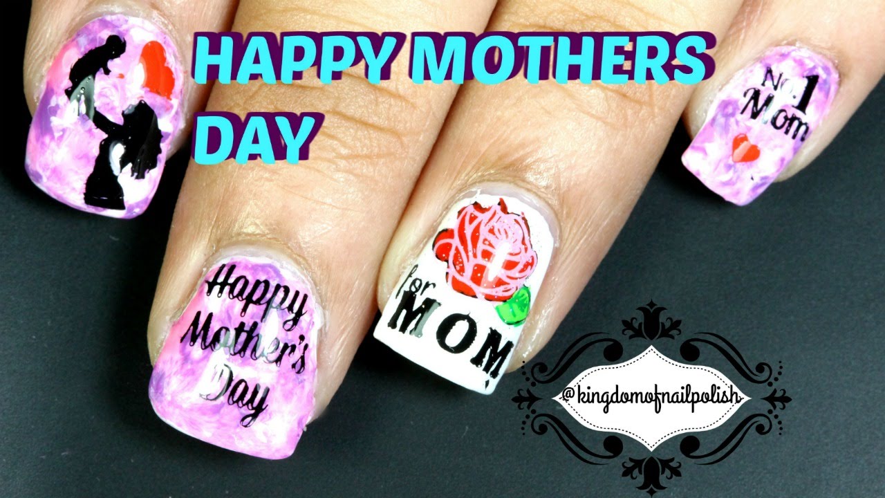 1. Simple Mother's Day Nail Design Ideas - wide 7