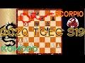 Tcec s19 pl round 51 komodo vs scorpio  the king run to oblivion using the najdorf