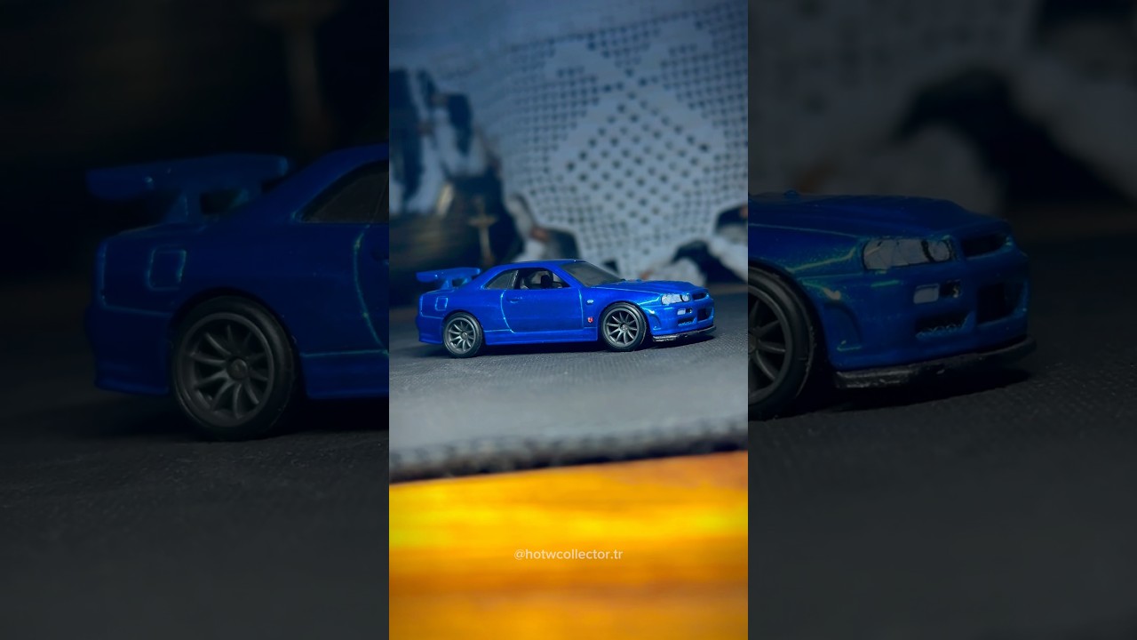 Hot Wheels Fast And Furious Premium Nissan Skyline GTR R34 Paul Walker 💙 