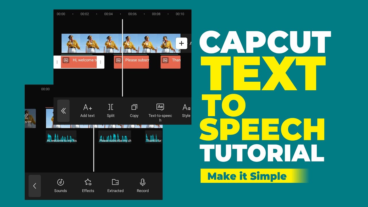 how to make text to speech capcut