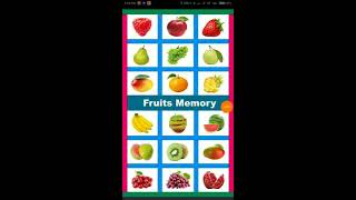Fruits Memory - App Promo screenshot 2