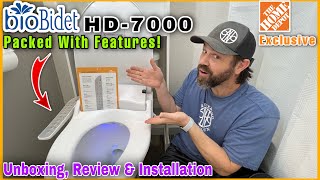 Bio Bidet HD 7000! Best Luxury Bidet For Any Restroom! Install & Demo