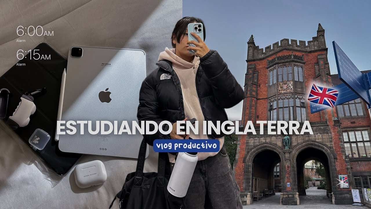 Cómo es REALMENTE estudiar en INGLATERRA 🇬🇧📓 | rutina 6AM