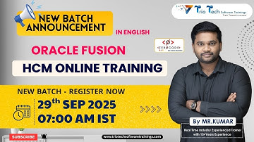 Oracle Fusion HCM | Oracle Fusion Cloud HCM Online Training | Oracle Fusion HCM Online Training